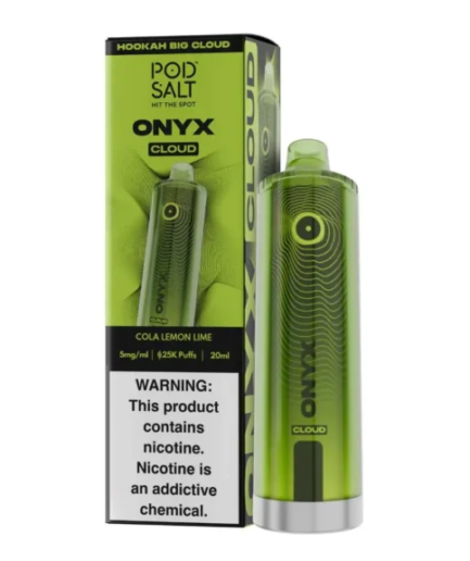 POD SALT Onyx Cloud Cola Lemon Lime 25000pfs 5mg