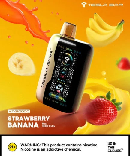 Tesla Bar Strawberry Banana 30000puffs 20mg
