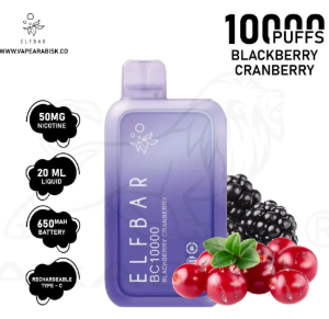 ELFBAR Blackberry Cranberry 10k puffs 20mg