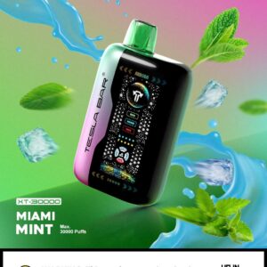 Tesla Bar Miami Mint 30000puffs 20mg