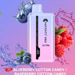 Hayati Pro Ultra Blueberry Cotton Candy / Raspberry Cotton Candy 15000pfs 2%
