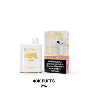 Ripe vapes Ivory Passion Fruit Ice 40k pfs 2%