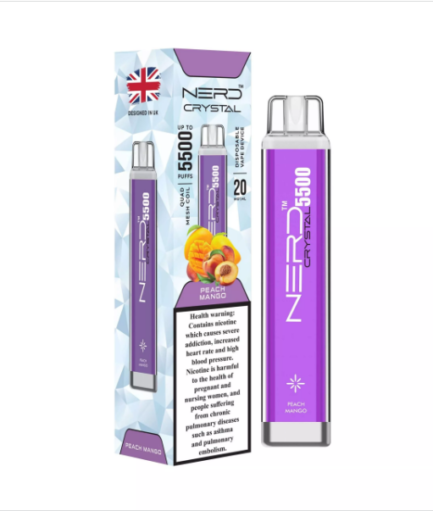 NERD Crystal Mango Peach 55000pfs 20mg