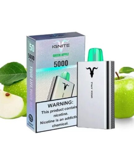 Ignite Green Apple 5000pfs 2%