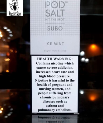 Pod Salt Subo Iced Mint 3mg/50ml