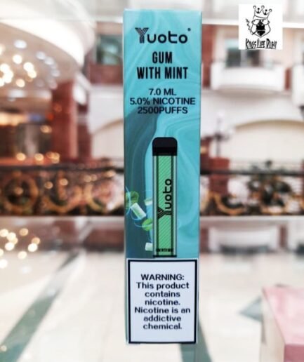 Yuoto xxl Gum Mint 2500puffs