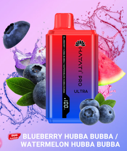 Hayati Pro Ultra Blueberry Hubba Bubba / Watermelon Hubba Bubba 15000pfs 2%