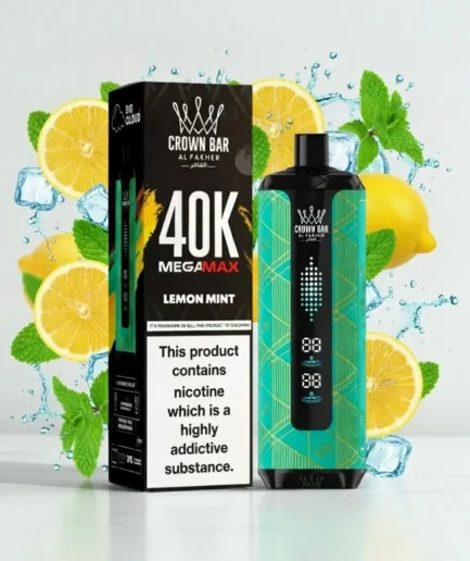 Crown Bar Lemon Mint 40k puffs 5mg