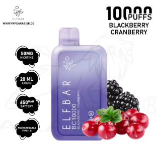 ELFBAR Blackberry Cranberry 10k puffs 20mg
