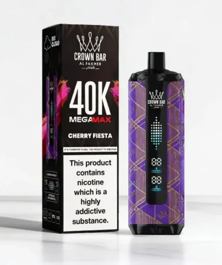 Crown Bar Cherry Fiesta 40k puffs 5mg