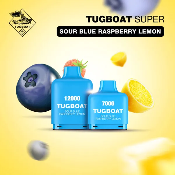 Tugboat - Sour Blueberry Raspberry Lemon - 12000 Puffs - 5%