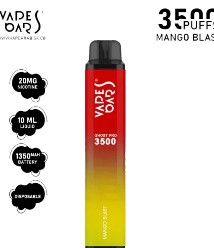 Vapes Bar Ghost Pro Mango Blast 3500pfs