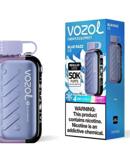 Vozol Gear Ice Blue Razz Ice 50k pfs
