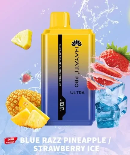 Hayati Pro Ultra Blue Razz Pineapple / Strawberry ice 15000pfs 2%