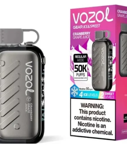 Vozol Gear Ice Cranberry Grape juice 50k pfs