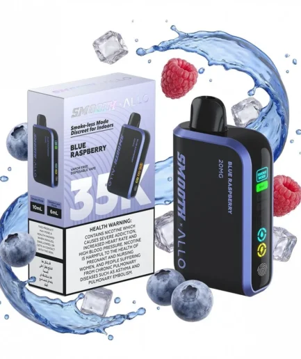 Smooth Allo Blue Raspberry 35kpuffs 20MG