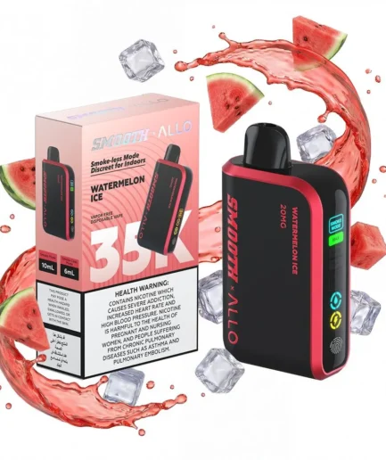 Smooth Allo Watermelon Ice 35kpuffs 20MG
