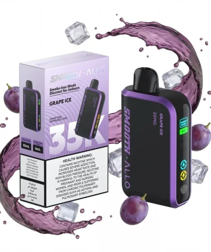 Smooth Allo Grape Ice 35kpuffs 20MG