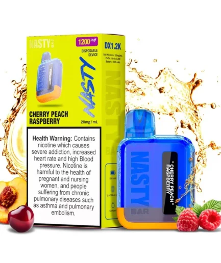 NASTY BAR Cherry Peach Raspberry DX 1.2K