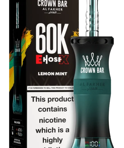 Crown Bar Lemon Mint 60K puffs