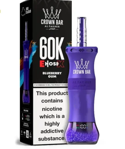 Crown Bar Blueberry Gum 60K puffs