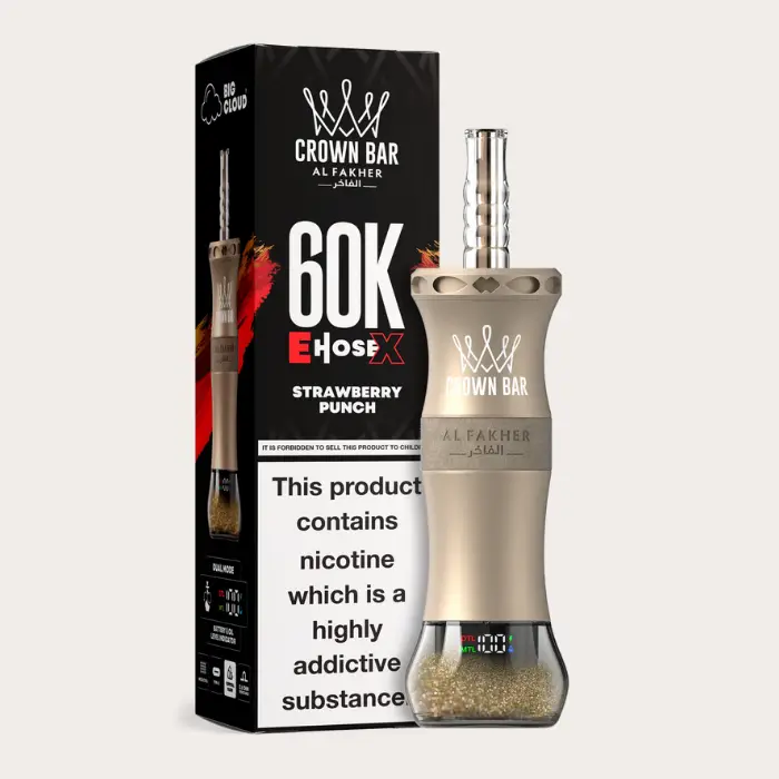 Crown Bar Strawberry Punch 60K puffs