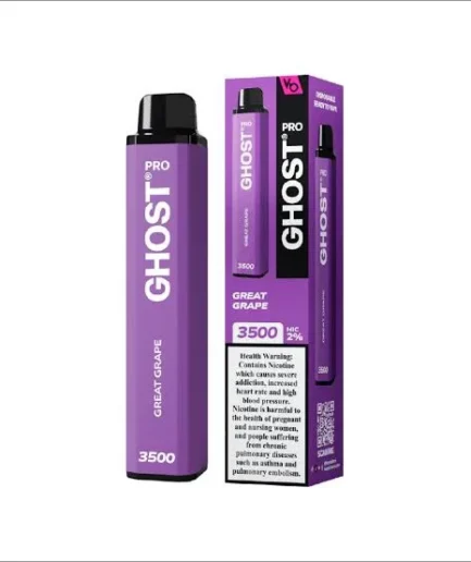 Vapes Bar Ghost Pro Great Grape 3500pfs 20mg