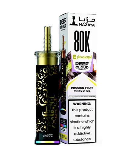 MAZAYA E-Hookah Passion Fruit Mango Ice 0kPuffs