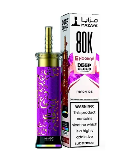 MAZAYA E-Hookah Peach Ice 80kPuffs